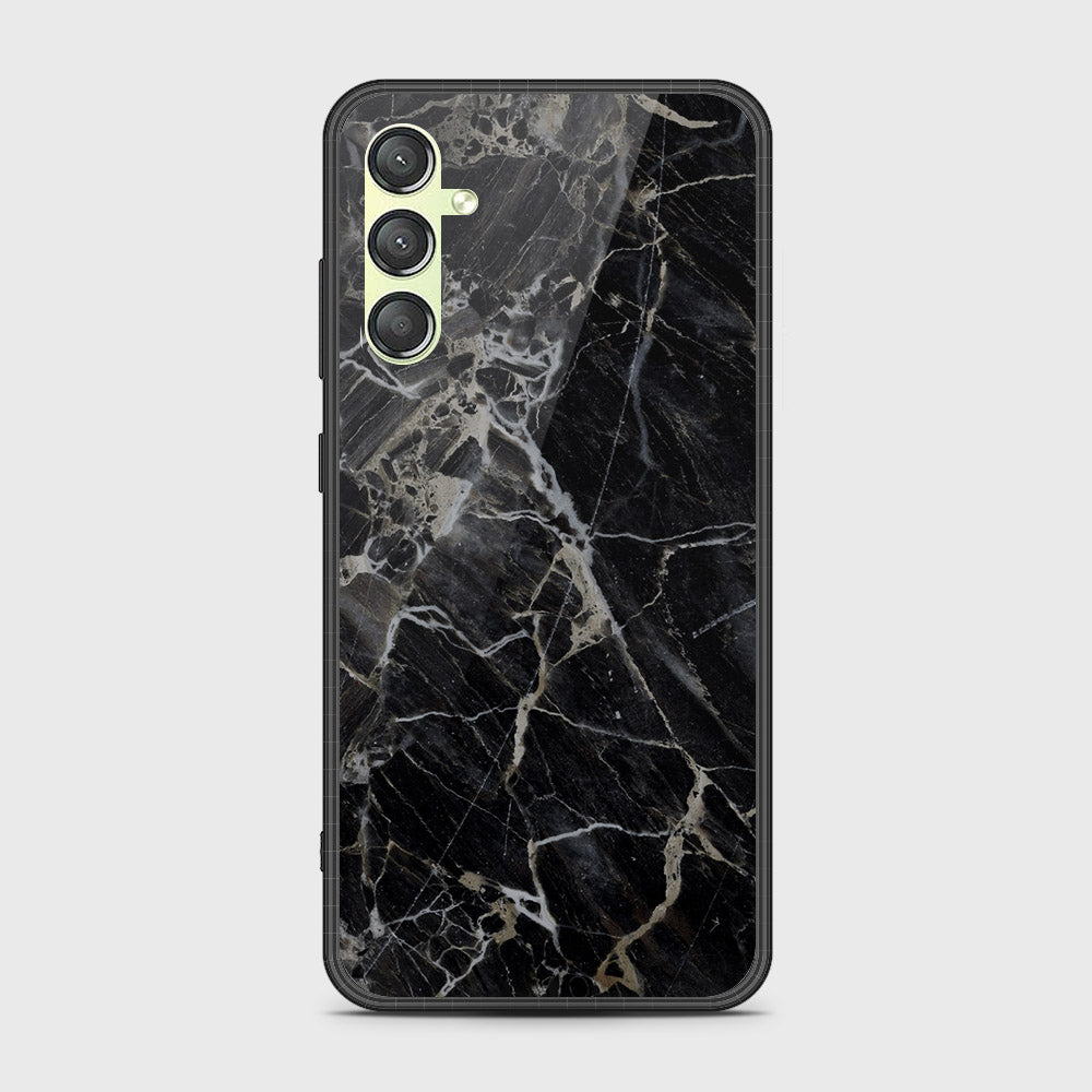 Samsung Galaxy A16 5G Cover- Black Marble Series - HQ Premium Shine Durable Shatterproof Case