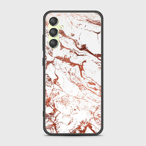 Samsung Galaxy A15 5G Cover- White Marble Series 2 - HQ Premium Shine Durable Shatterproof Case