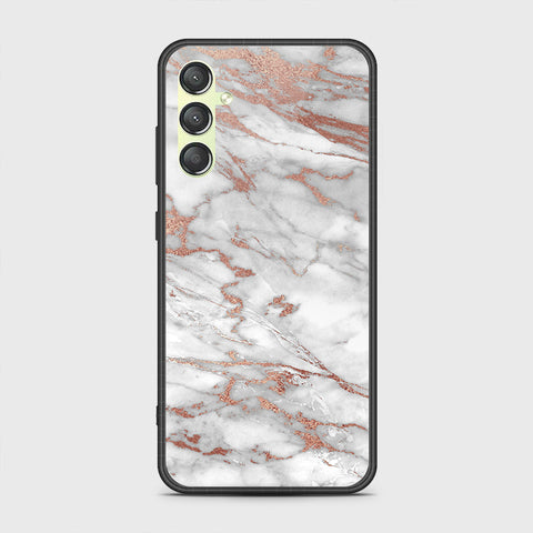 Samsung Galaxy A15 4G Cover- White Marble Series 2 - HQ Premium Shine Durable Shatterproof Case