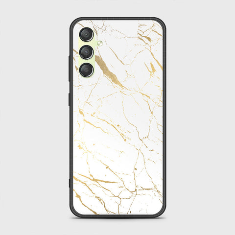 Samsung Galaxy A15 4G Cover- White Marble Series 2 - HQ Premium Shine Durable Shatterproof Case