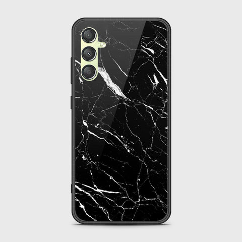 Samsung Galaxy A15 5G Cover- Black Marble Series - HQ Premium Shine Durable Shatterproof Case