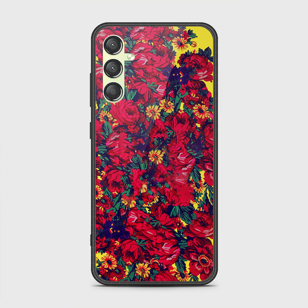 Samsung Galaxy A15 4G Cover - Floral Series - HQ Premium Shine Durable Shatterproof Case