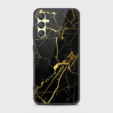 Samsung Galaxy A15 4G Cover- Black Marble Series - HQ Premium Shine Durable Shatterproof Case