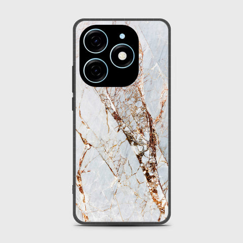 Tecno Spark Go 2024 Cover - White Marble Series - HQ Premium Shine Durable Shatterproof Case