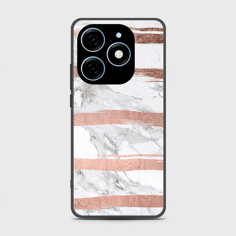 Tecno Spark Go 2024 Cover - White Marble Series - HQ Premium Shine Durable Shatterproof Case