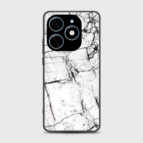 Itel P55 4G Cover - White Marble Series 2 - HQ Premium Shine Durable Shatterproof Case