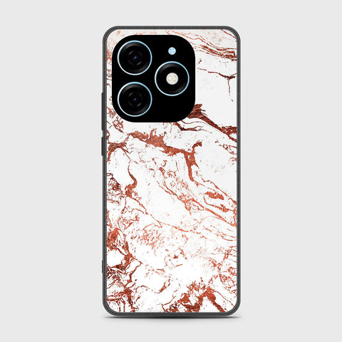 Tecno Pop 8 Cover - White Marble Series 2 - HQ Premium Shine Durable Shatterproof Case