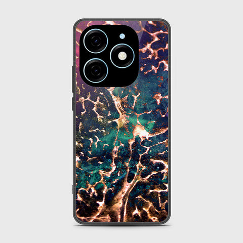 Tecno Pop 8 Cover - Colorful Marble Series - HQ Premium Shine Durable Shatterproof Case