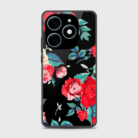 Itel P55 4G Cover - Floral Series - HQ Premium Shine Durable Shatterproof Case