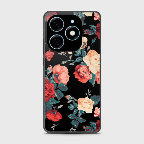 Tecno Pop 8 Cover - Floral Series 2 - HQ Premium Shine Durable Shatterproof Case