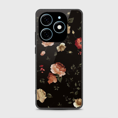 Tecno Pop 8 Cover - Floral Series 2 - HQ Premium Shine Durable Shatterproof Case