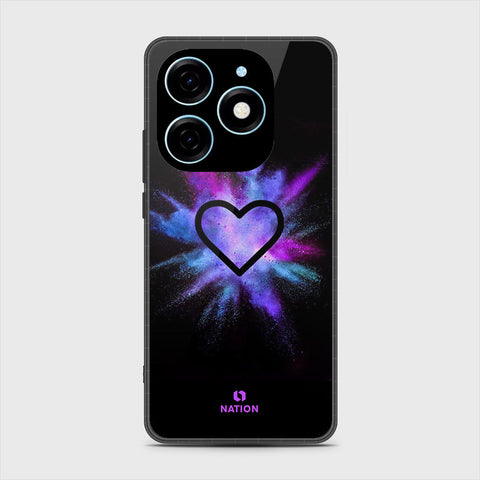 Itel P55 4G Cover - Onation Heart Series - HQ Premium Shine Durable Shatterproof Case