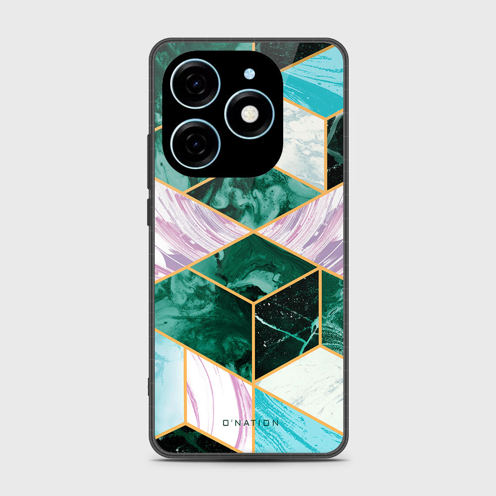 Tecno Pop 8 Cover - O'Nation Shades of Marble Series - HQ Premium Shine Durable Shatterproof Case