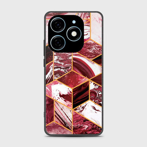 Itel P55 4G Cover - O'Nation Shades of Marble Series - HQ Premium Shine Durable Shatterproof Case