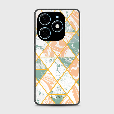 Tecno Pop 8 Cover - O'Nation Shades of Marble Series - HQ Premium Shine Durable Shatterproof Case