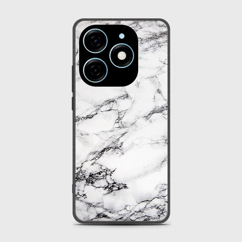 Itel P55 4G Cover - White Marble Series - HQ Premium Shine Durable Shatterproof Case