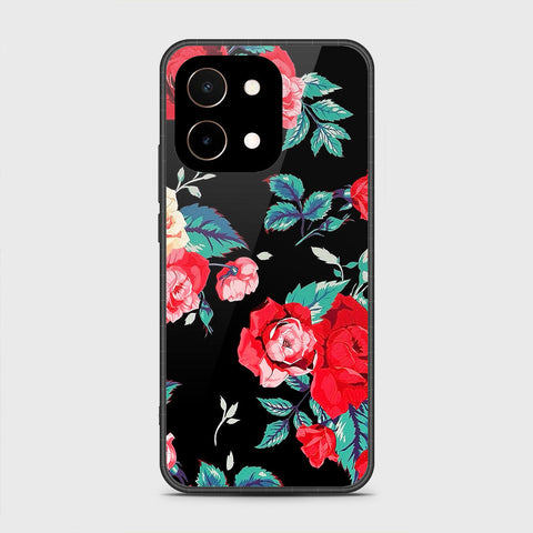 Vivo Y28 4G Cover - Floral Series - HQ Premium Shine Durable Shatterproof Case