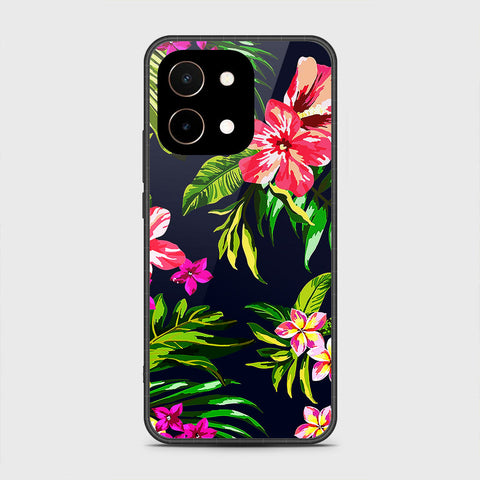 Vivo Y28 4G Cover - Floral Series - HQ Premium Shine Durable Shatterproof Case