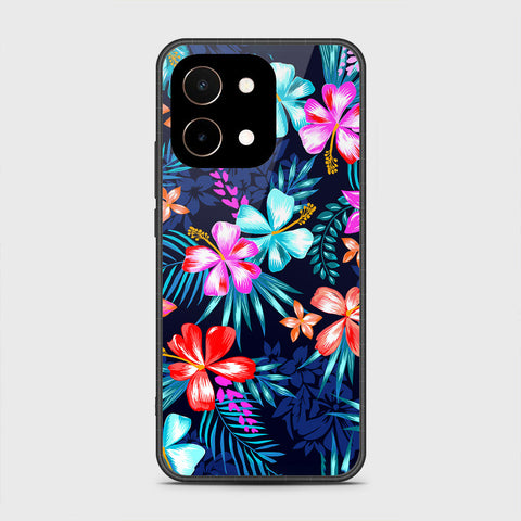 Vivo Y28 4G Cover - Floral Series - HQ Premium Shine Durable Shatterproof Case