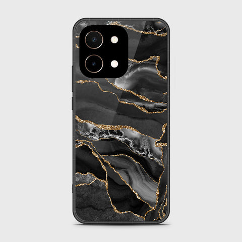 Vivo Y28 4G Cover- Black Marble Series - HQ Premium Shine Durable Shatterproof Case