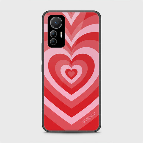 Xiaomi 12 Lite Cover- O'Nation Heartbeat Series - HQ Ultra Shine Premium Infinity Glass Soft Silicon Borders Case