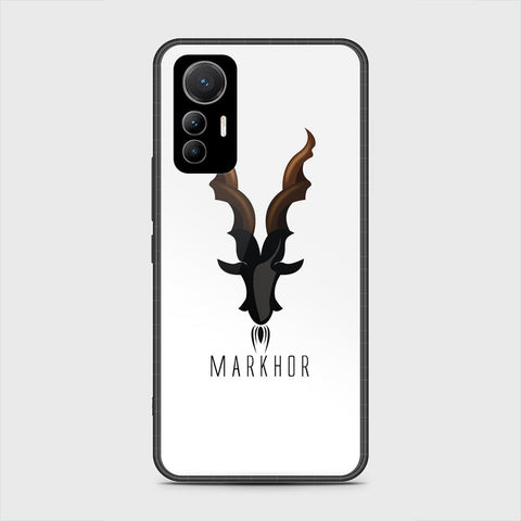 Xiaomi 12 Lite Cover- Markhor Series - HQ Ultra Shine Premium Infinity Glass Soft Silicon Borders Case