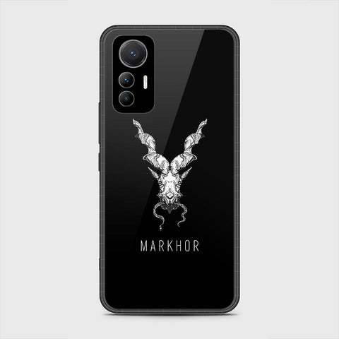 Xiaomi 12 Lite Cover- Markhor Series - HQ Ultra Shine Premium Infinity Glass Soft Silicon Borders Case