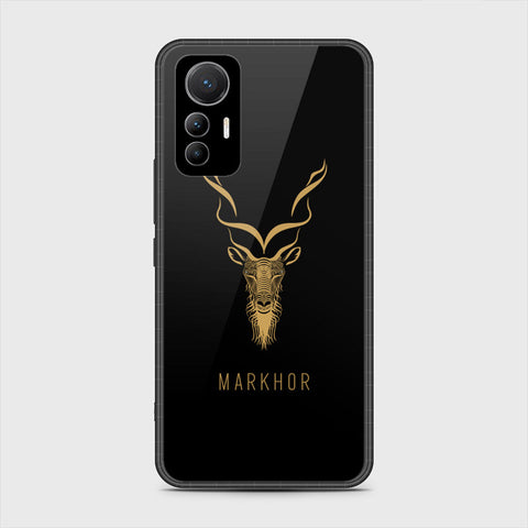 Xiaomi 12 Lite Cover- Markhor Series - HQ Ultra Shine Premium Infinity Glass Soft Silicon Borders Case