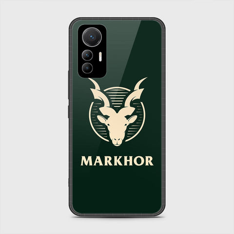 Xiaomi 12 Lite Cover- Markhor Series - HQ Ultra Shine Premium Infinity Glass Soft Silicon Borders Case