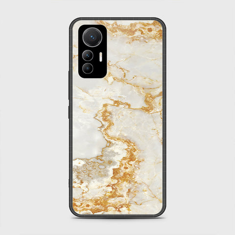 Xiaomi 12 Lite Cover- Mystic Marble Series - HQ Ultra Shine Premium Infinity Glass Soft Silicon Borders Case