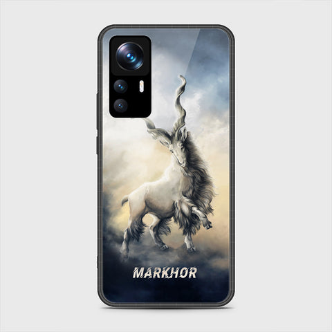 Xiaomi 12T Pro Cover- Markhor Series - HQ Ultra Shine Premium Infinity Glass Soft Silicon Borders Case