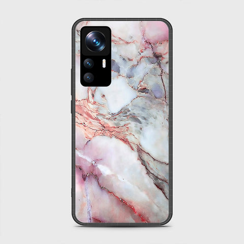 Xiaomi 12T Pro Cover- Colorful Marble Series - HQ Ultra Shine Premium Infinity Glass Soft Silicon Borders Case