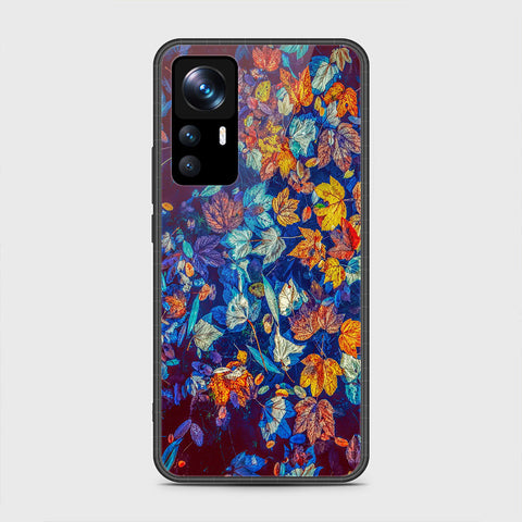 Xiaomi 12T Pro Cover- Floral Series 2 - HQ Ultra Shine Premium Infinity Glass Soft Silicon Borders Case