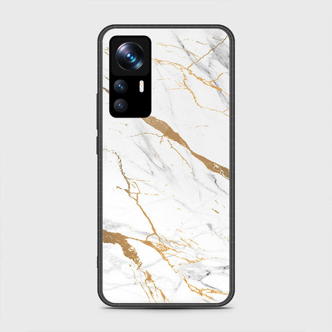 Xiaomi 12T Pro Cover- Mystic Marble Series - HQ Ultra Shine Premium Infinity Glass Soft Silicon Borders Case