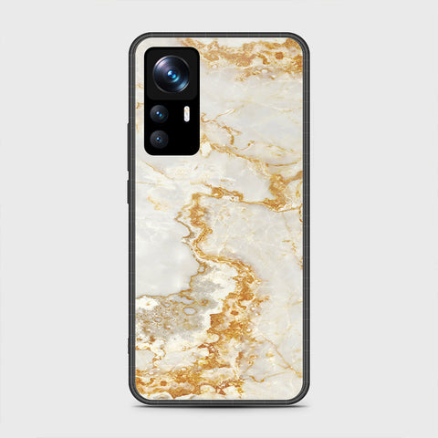 Xiaomi 12T Pro Cover- Mystic Marble Series - HQ Ultra Shine Premium Infinity Glass Soft Silicon Borders Case