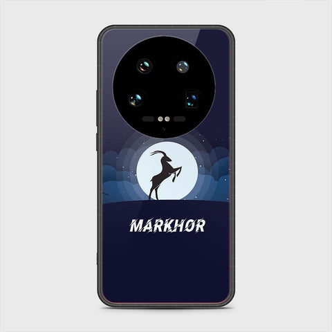 Xiaomi 14 Ultra Cover- Markhor Series - HQ Ultra Shine Premium Infinity Glass Soft Silicon Borders Case