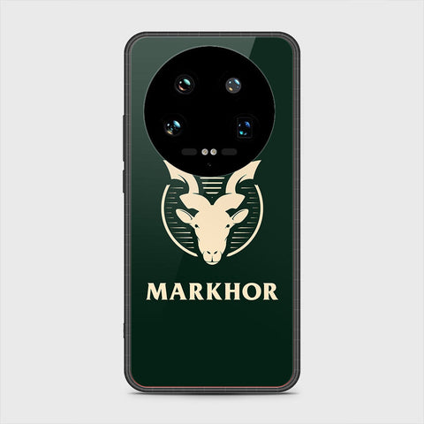 Xiaomi 14 Ultra Cover- Markhor Series - HQ Ultra Shine Premium Infinity Glass Soft Silicon Borders Case