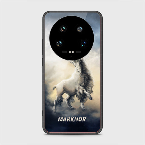 Xiaomi 14 Ultra Cover- Markhor Series - HQ Ultra Shine Premium Infinity Glass Soft Silicon Borders Case