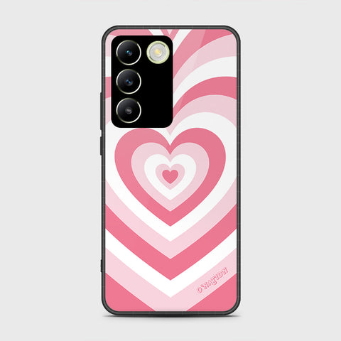 Vivo V30 Lite 4G Cover- O'Nation Heartbeat Series - HQ Ultra Shine Premium Infinity Glass Soft Silicon Borders Case