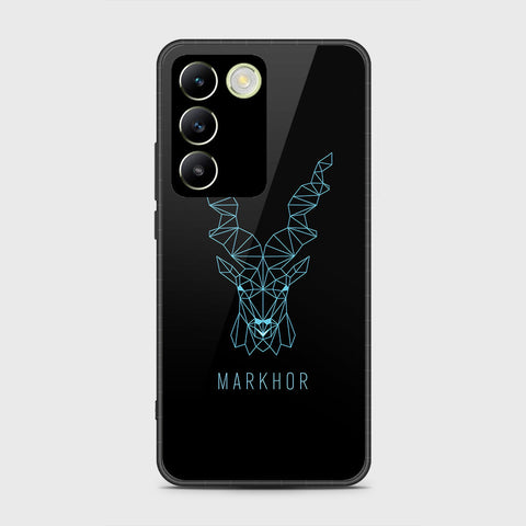 Vivo V30 Lite 4G Cover- Markhor Series - HQ Ultra Shine Premium Infinity Glass Soft Silicon Borders Case