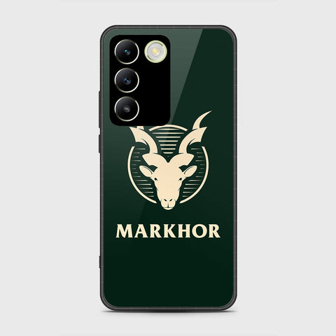 Vivo V30 Lite 4G Cover- Markhor Series - HQ Ultra Shine Premium Infinity Glass Soft Silicon Borders Case