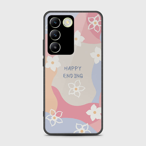 Vivo Y100 4G Cover- Happy Series - HQ Ultra Shine Premium Infinity Glass Soft Silicon Borders Case