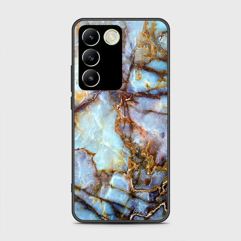 Vivo Y100 4G Cover- Colorful Marble Series - HQ Ultra Shine Premium Infinity Glass Soft Silicon Borders Case