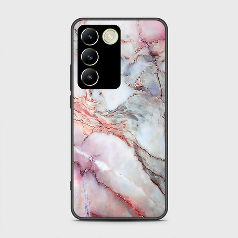 Vivo Y100 4G Cover- Colorful Marble Series - HQ Ultra Shine Premium Infinity Glass Soft Silicon Borders Case