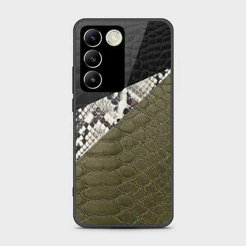 Vivo Y100 4G Cover- Printed Skins Series - HQ Ultra Shine Premium Infinity Glass Soft Silicon Borders Case