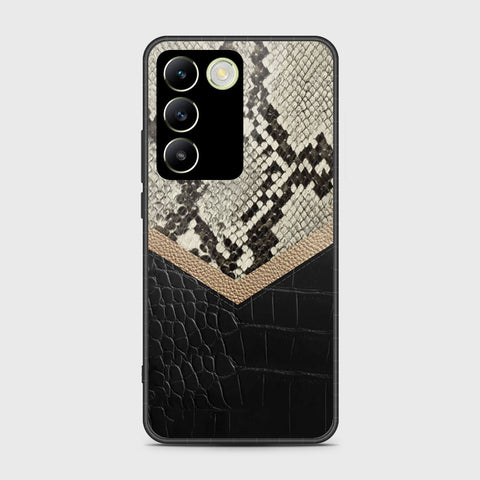 Vivo Y100 4G Cover- Printed Skins Series - HQ Ultra Shine Premium Infinity Glass Soft Silicon Borders Case