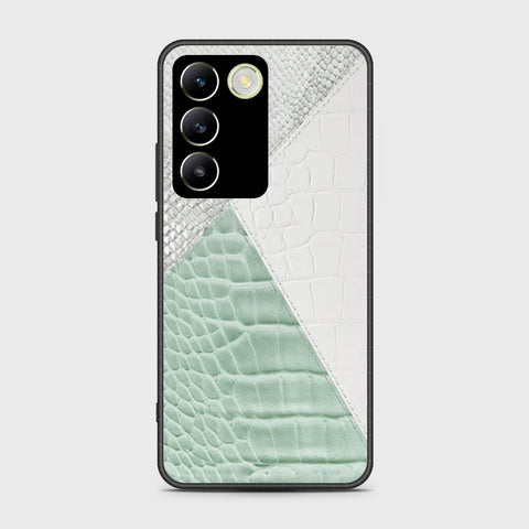 Vivo Y100 4G Cover- Printed Skins Series - HQ Ultra Shine Premium Infinity Glass Soft Silicon Borders Case