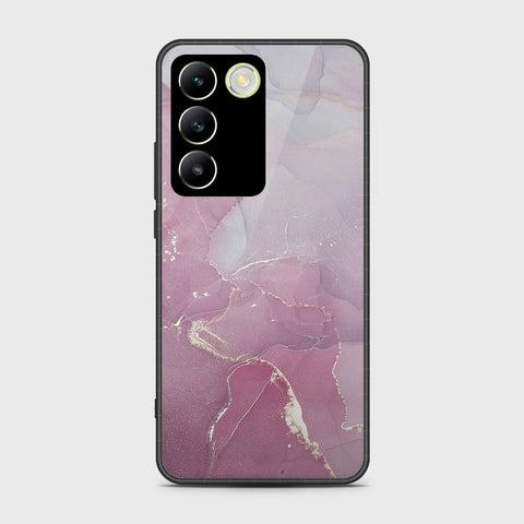 Vivo Y100 4G Cover- Mystic Marble Series - HQ Ultra Shine Premium Infinity Glass Soft Silicon Borders Case