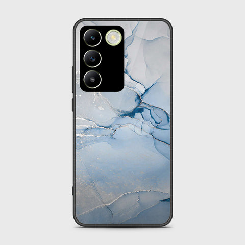 Vivo Y100 4G Cover- Mystic Marble Series - HQ Ultra Shine Premium Infinity Glass Soft Silicon Borders Case