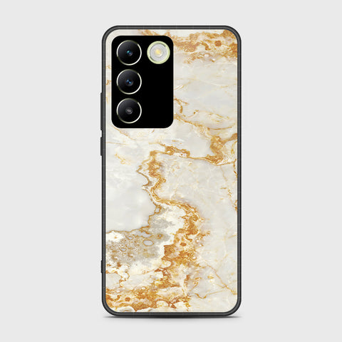 Vivo Y100 4G Cover- Mystic Marble Series - HQ Ultra Shine Premium Infinity Glass Soft Silicon Borders Case